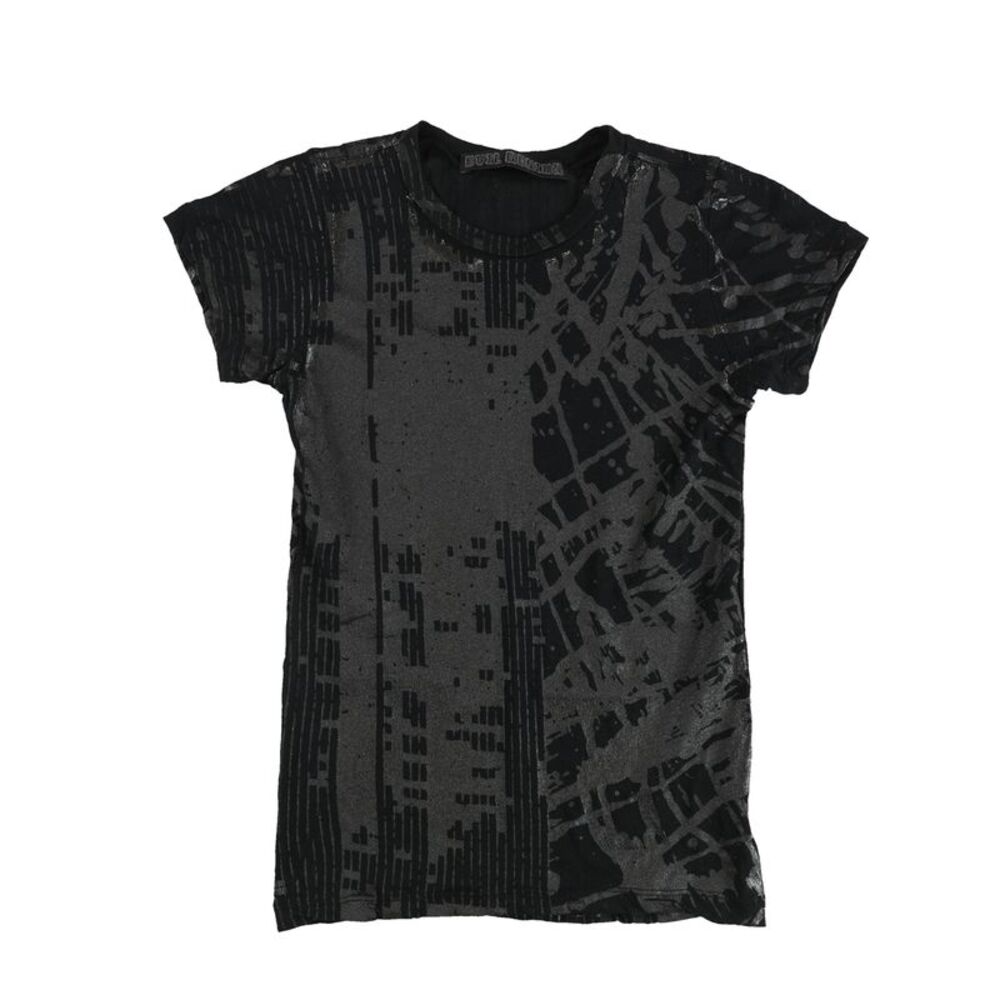 Evil Genius Womens Metallic Graphic T-Shirt, NWT